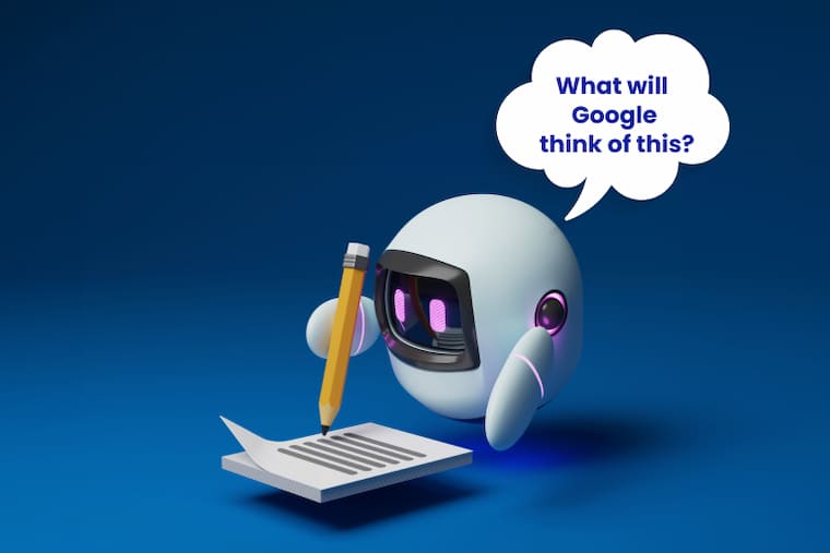 Google recognizes the potential of AI writing